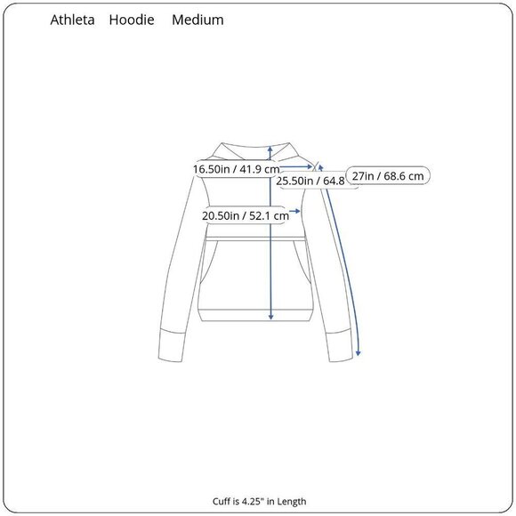 Athleta Womens Pullover Hoodie Sweatshirt Kangaroo Zip Pocket Medium 8 10 Black - Picture 5 of 16